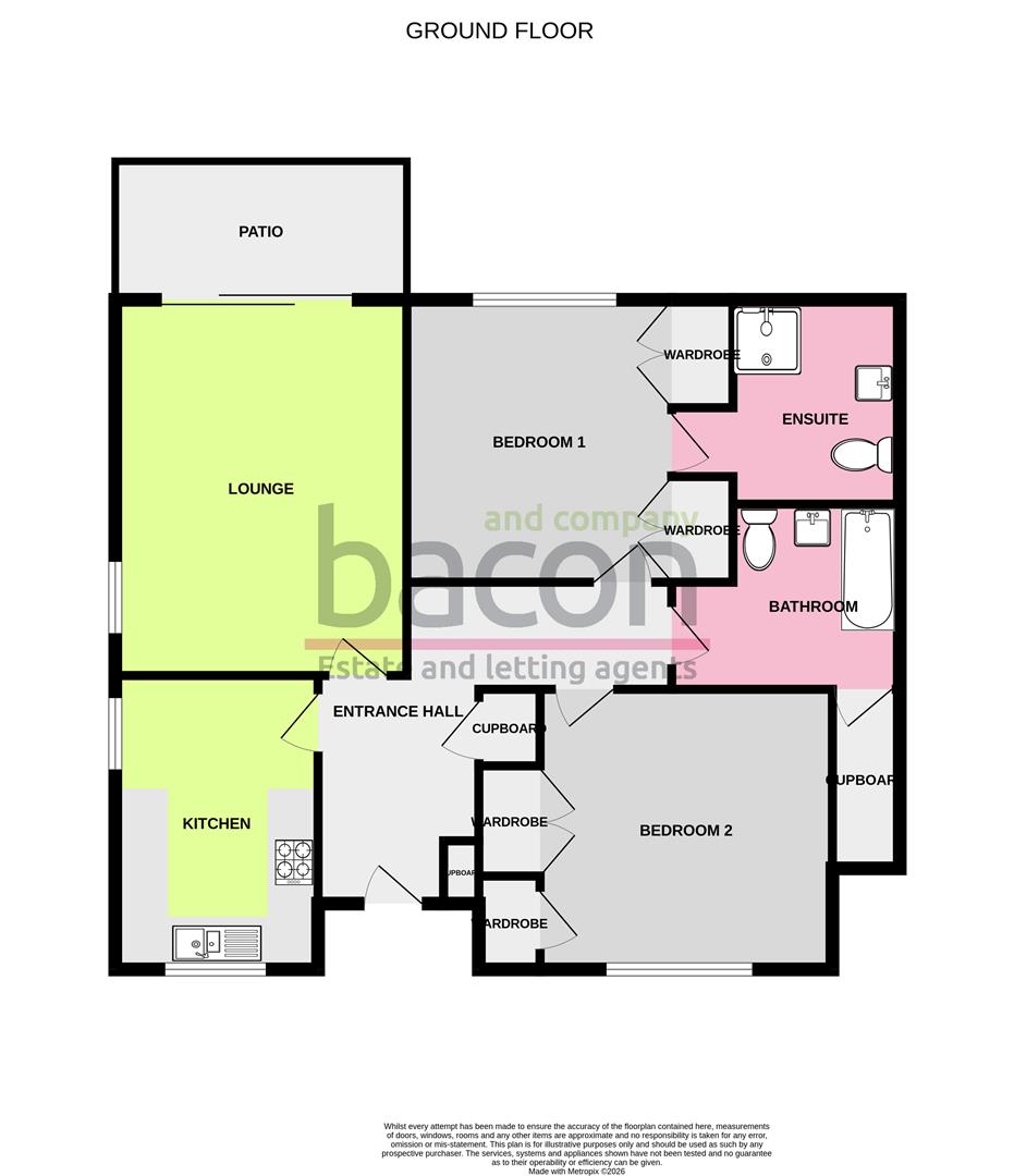 Floor Plan | Apartment | Mill House Gardens, Worthing | Sold - Subject to Contract